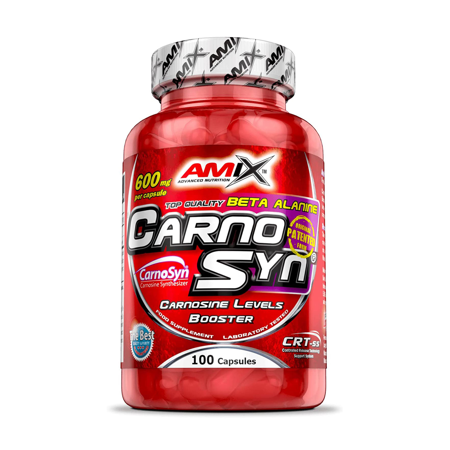 Бета-аланін Amix Nutrition CarnoSyn Beta-Alanine 600 мг, 100 капсул